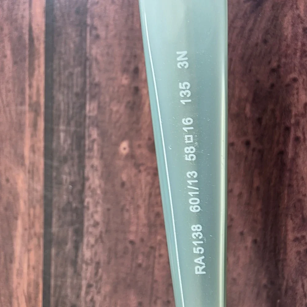 Ralph Lauren RA5138 Dark Havana Mint Green Square Eyeglass Frames 58-16-135